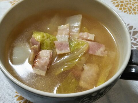 かぶと白菜のスープ